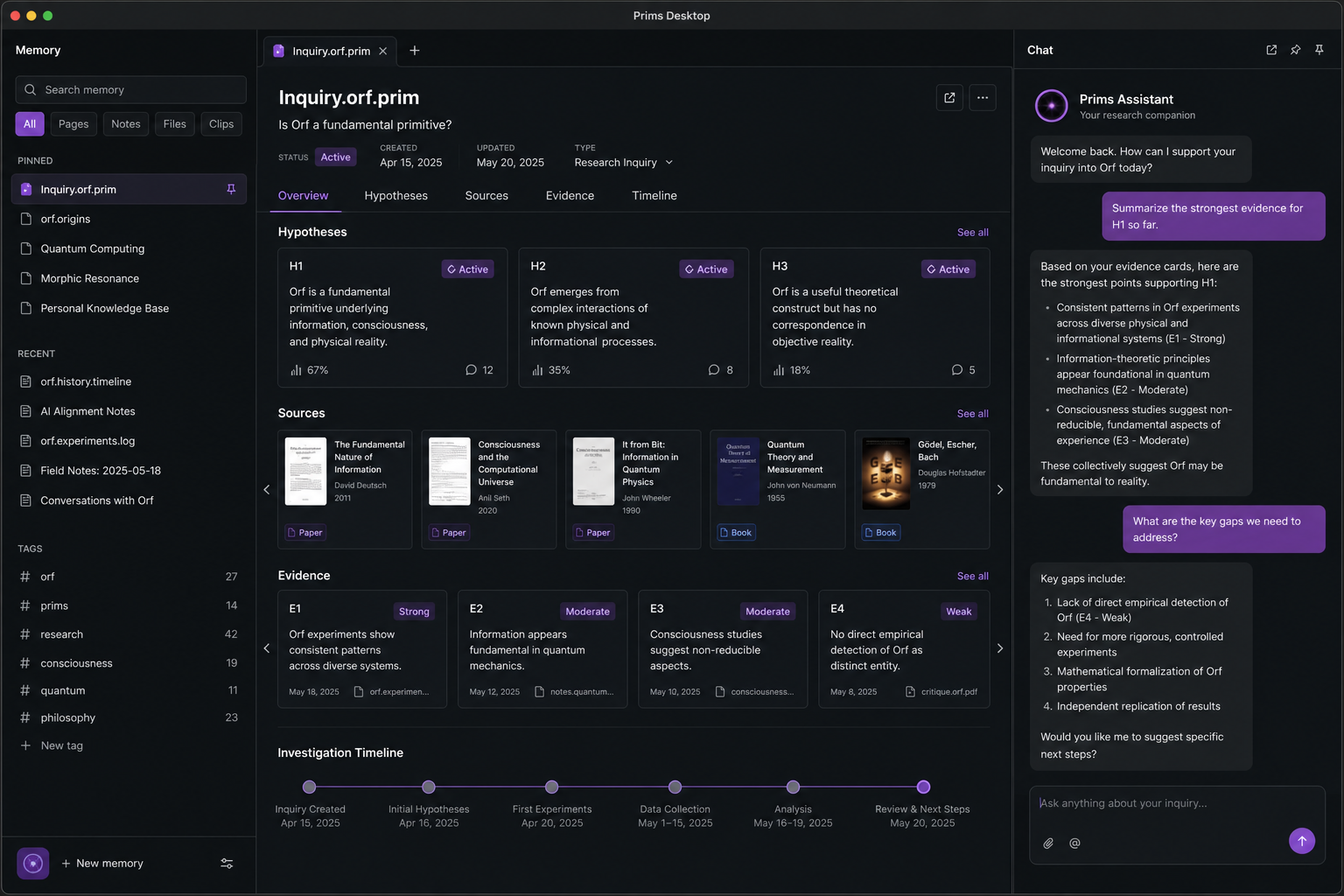 ORF research viewer